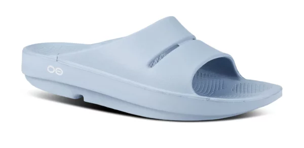 Sandalia Unisex OOFOS Recovery Ooahh - Azul Neptuno - Imagen 2