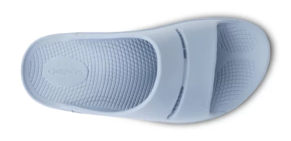 Sandalia Unisex OOFOS Recovery Ooahh - Azul Neptuno - Imagen 6