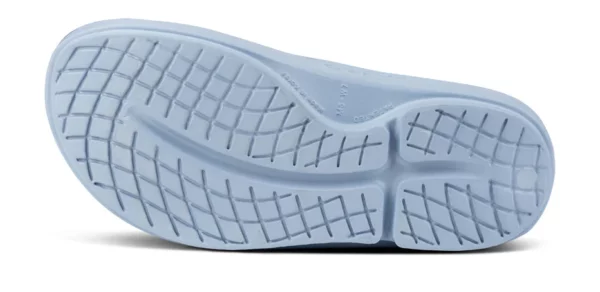 Sandalia Unisex OOFOS Recovery Ooahh - Azul Neptuno - Imagen 7