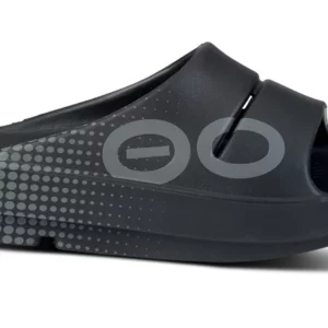 Sandalia Unisex OOFOS Recovery Ooahh Sport Negro Matrix