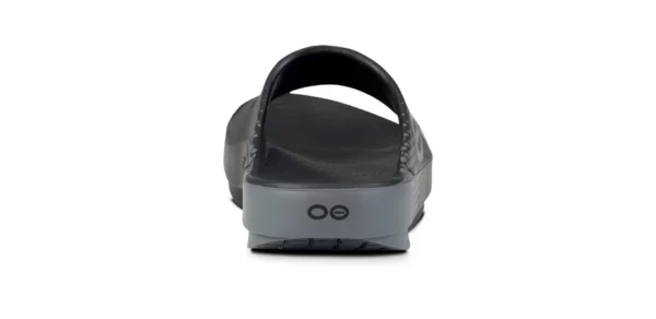 Sandalia Unisex OOFOS Recovery Ooahh Sport Negro Matrix - Imagen 4