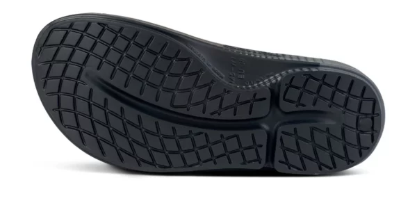 Sandalia Unisex OOFOS Recovery Ooahh Sport Negro Matrix - Imagen 6