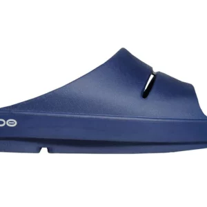 Sandalia Unisex OOFOS Recovery Ooahh Azul Marino