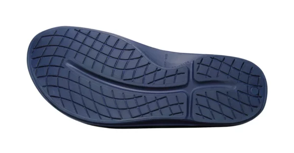 Sandalia Unisex OOFOS Recovery Ooahh Azul Marino - Imagen 5