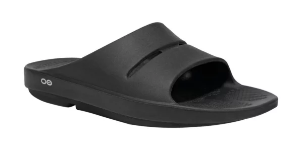 Sandalia Unisex OOFOS Recovery Ooahh Negro