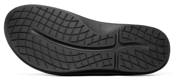 Sandalia Unisex OOFOS Recovery Ooahh Negro - Imagen 3