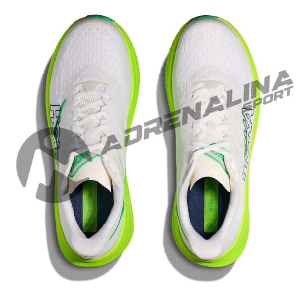 HOKA Mach 6 Blanca/lima - Imagen 5