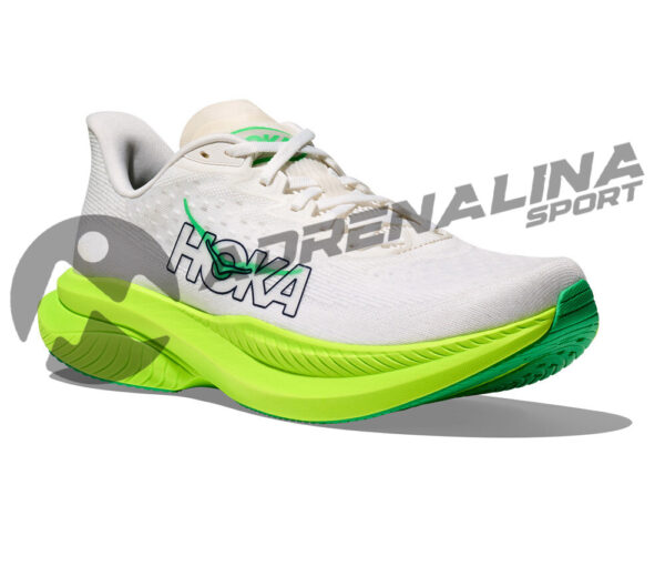 HOKA Mach 6 Blanca/lima - Imagen 7