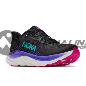 HOKA CLIFTON 11 BLACK NEON ZAPATILLAS RUNNING MUJER