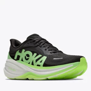 HOKA CLIFTON PRO NEGRO VERDE ZAPATILLAS RUNNING HOMBRE