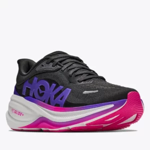 HOKA CLIFTON PRO NEGRA/ROSA ZAPATILLAS RUNNING MUJER