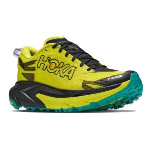HOKA MAFATE 5 NEGRO AMARILLO ZAPATILLAS TRAIL HOMBRE